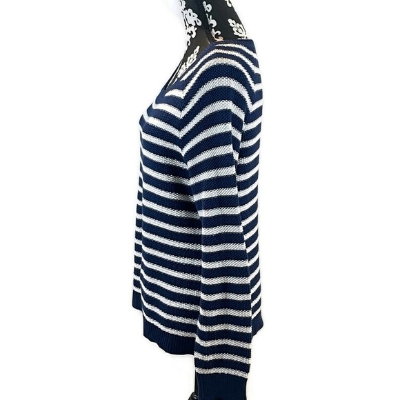 Liz Claiborne Striped Nautical Sweater - Picture 2 of 6